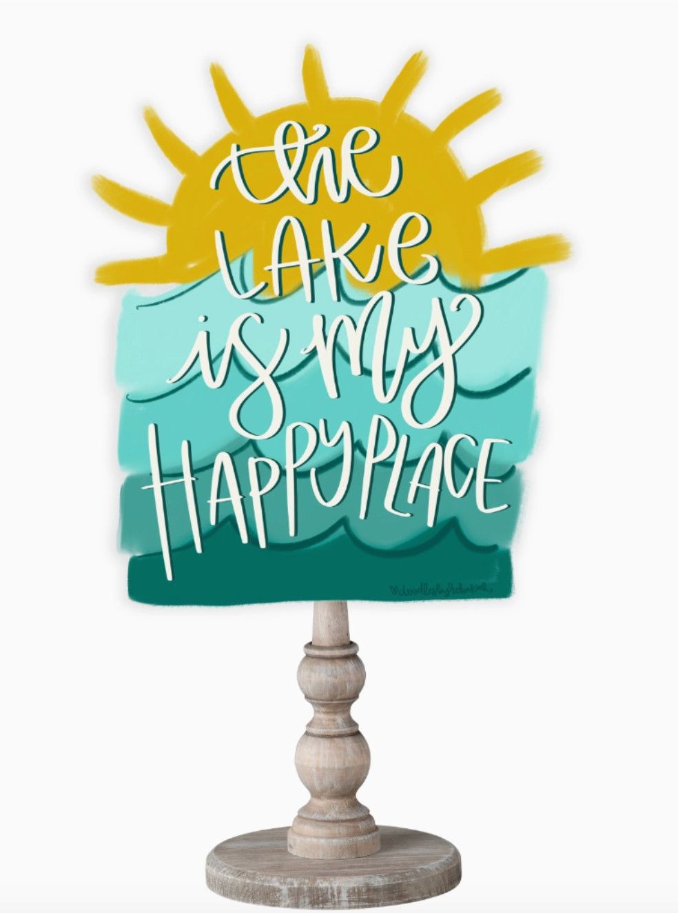 DBR Topper | The Lake is my Happy Place