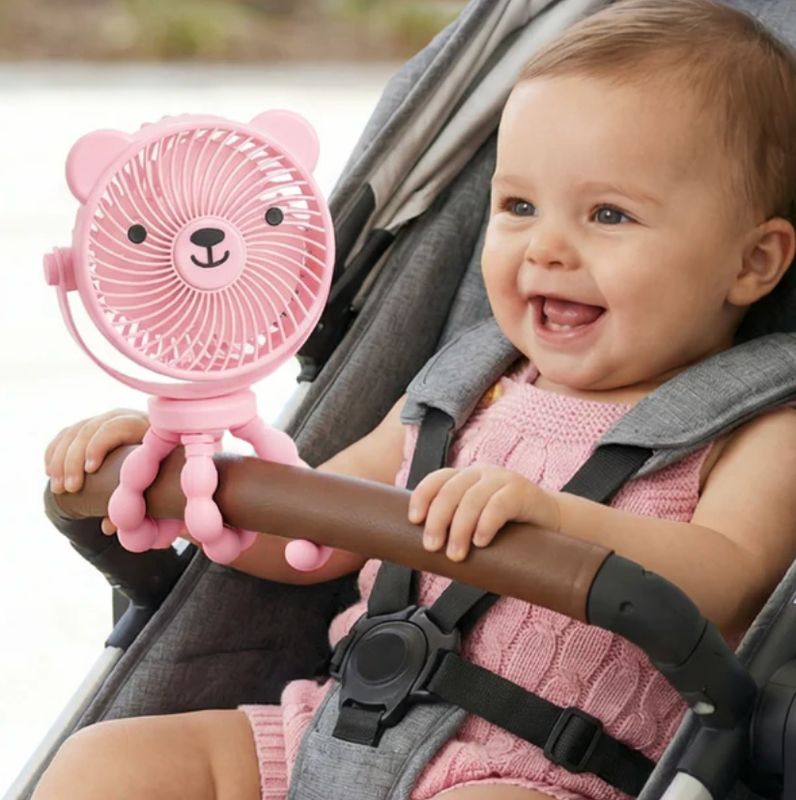 Itzy  Breeze Stroller Fan™ | Pink