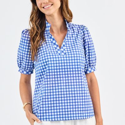 The Tricia Gingham Top