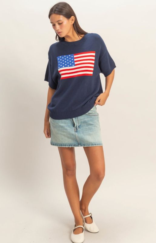 **PREORDER The Salute Sweater | Navy