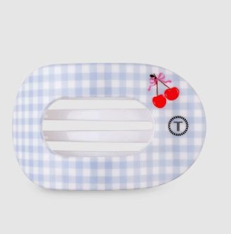Teleties™ Flat Round Hair Clip | Basket of Cherries