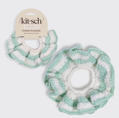 Crochet Scrunchie | Seafoam Blue