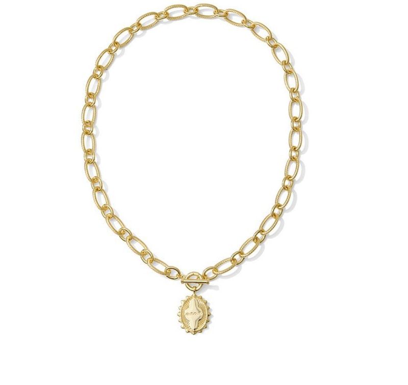 Mama Link Chain Necklace in Gold