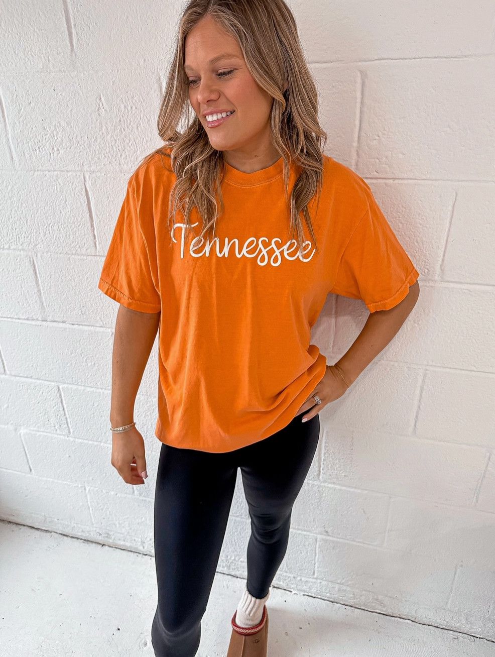 Tennessee Puff Script Tee, Size: S