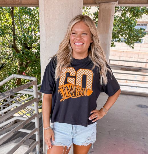Go Tennessee Checkerboard Tee