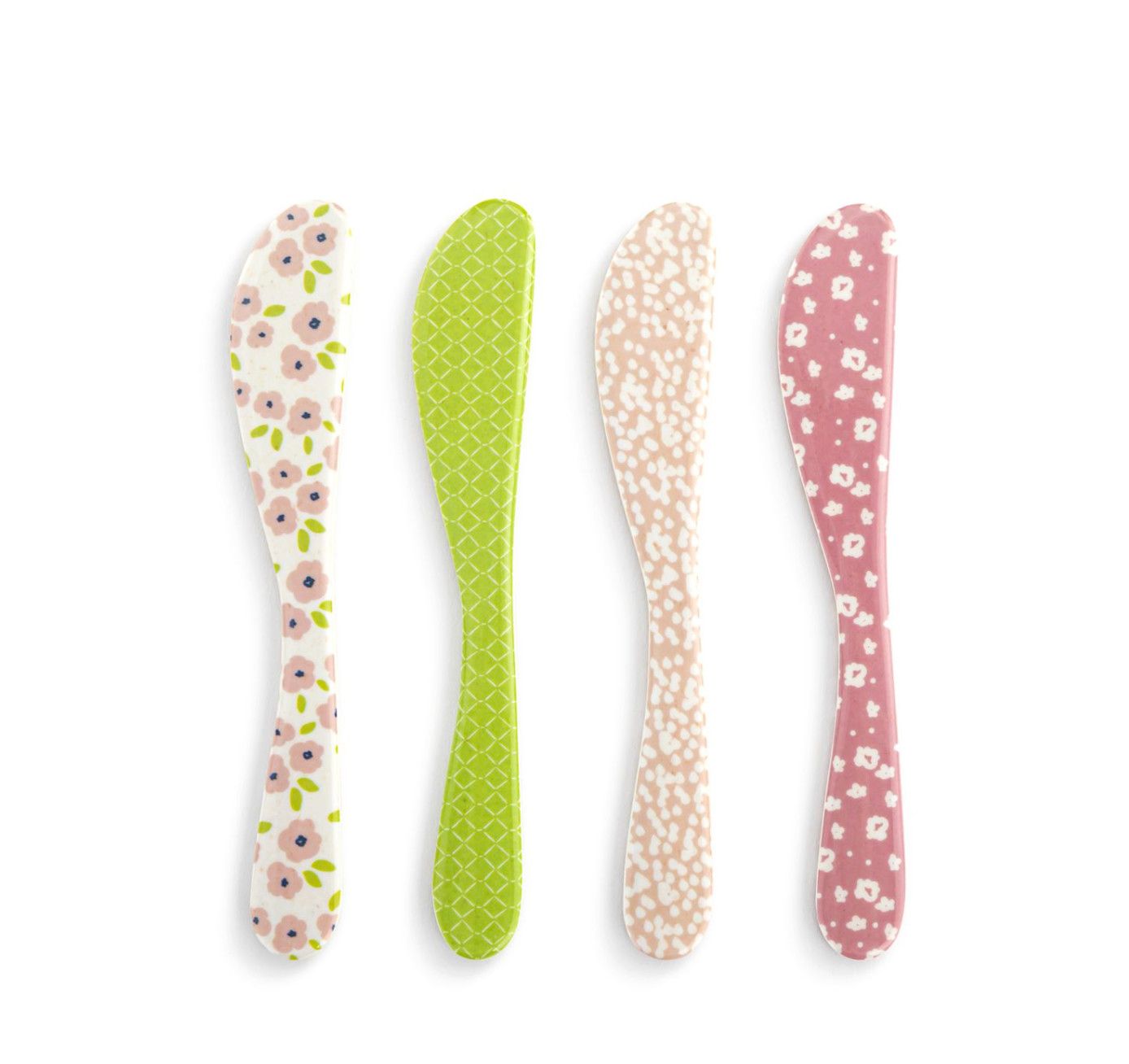 Pink Tones Melamine Spreader Set