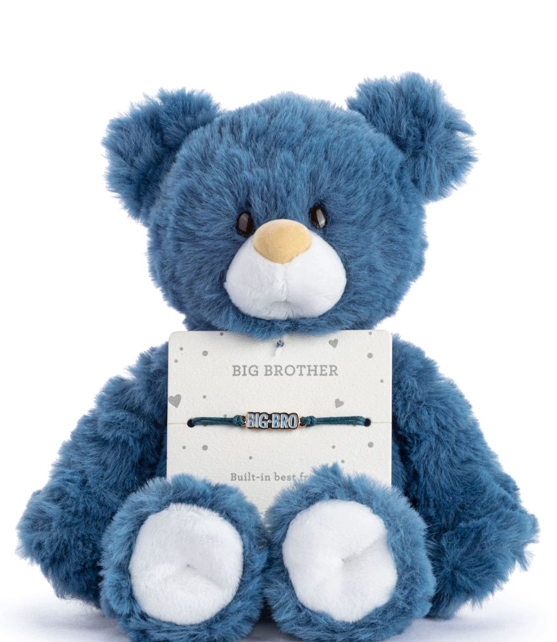 Big Brother Navy Bear with Bracelet