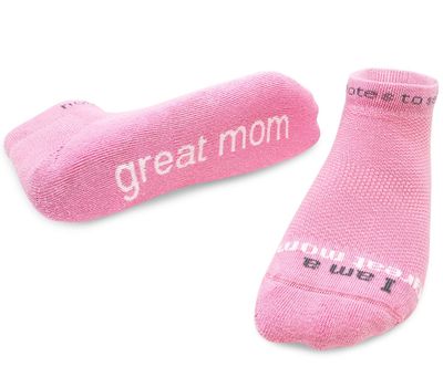 Great Mom Pink Ankle Socks