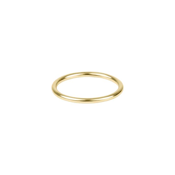 Enewton Classic Gold Thin Band Ring, Size: 6