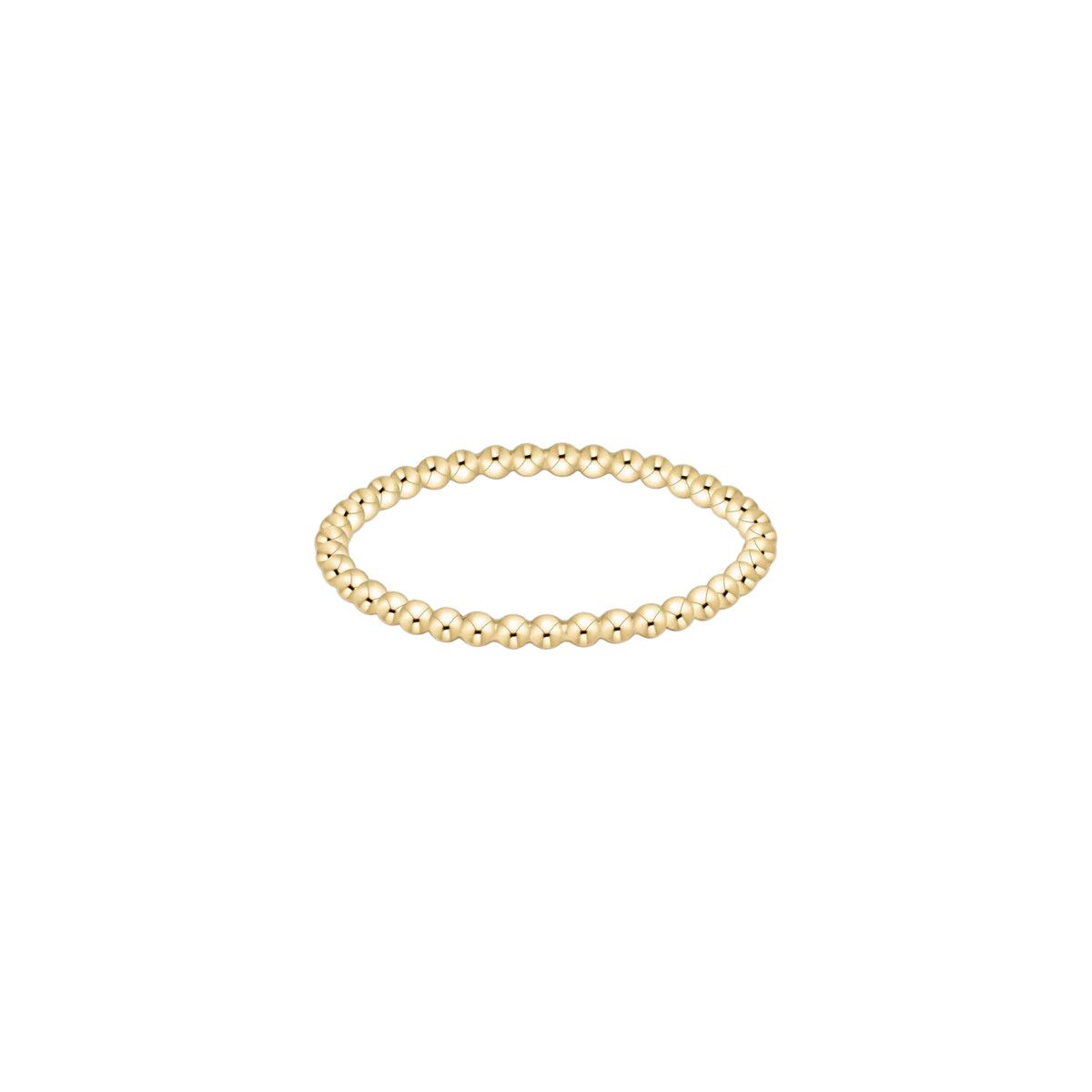 Enewton Classic Gold 1.5mm Bead Ring, Size: 6