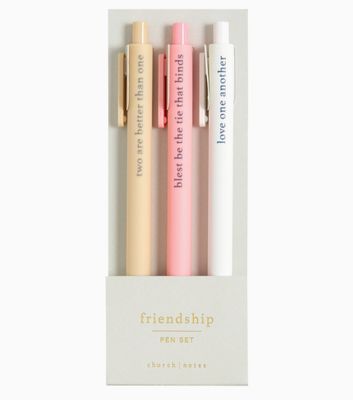 Friendship Bible Study Pen Set