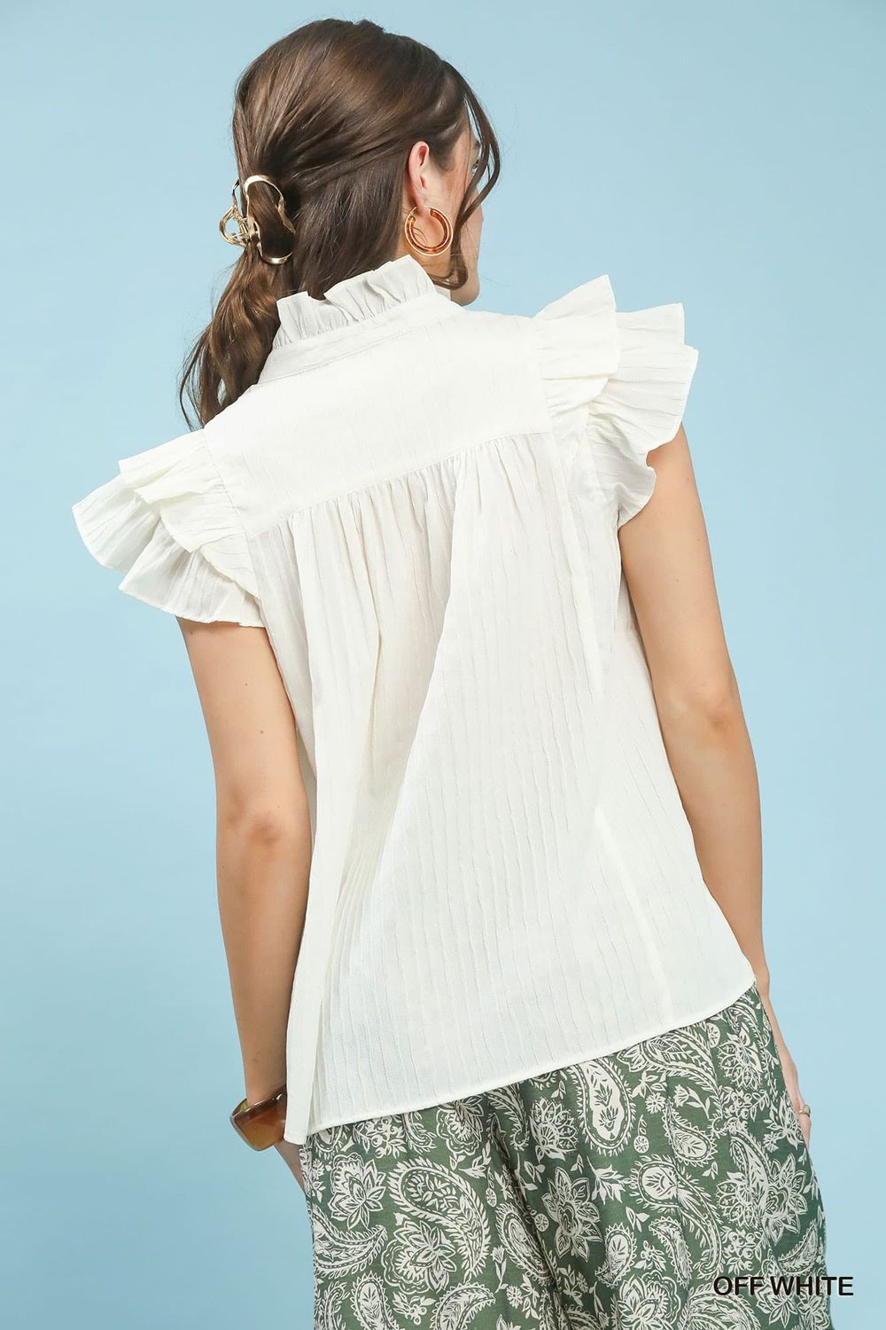 The Emilee Top, Color: Off White, Size: S