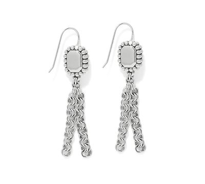 Twinkle Luxe Tassel French Wire Earrings
