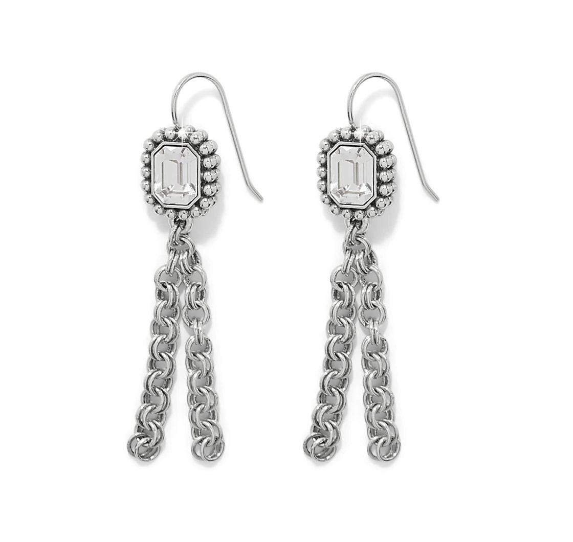 Twinkle Luxe Tassel French Wire Earrings