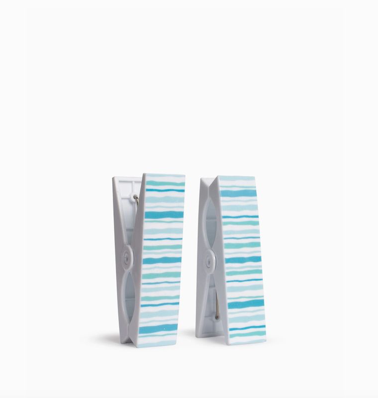 Beach Towel Clips | Spyglass Stripe