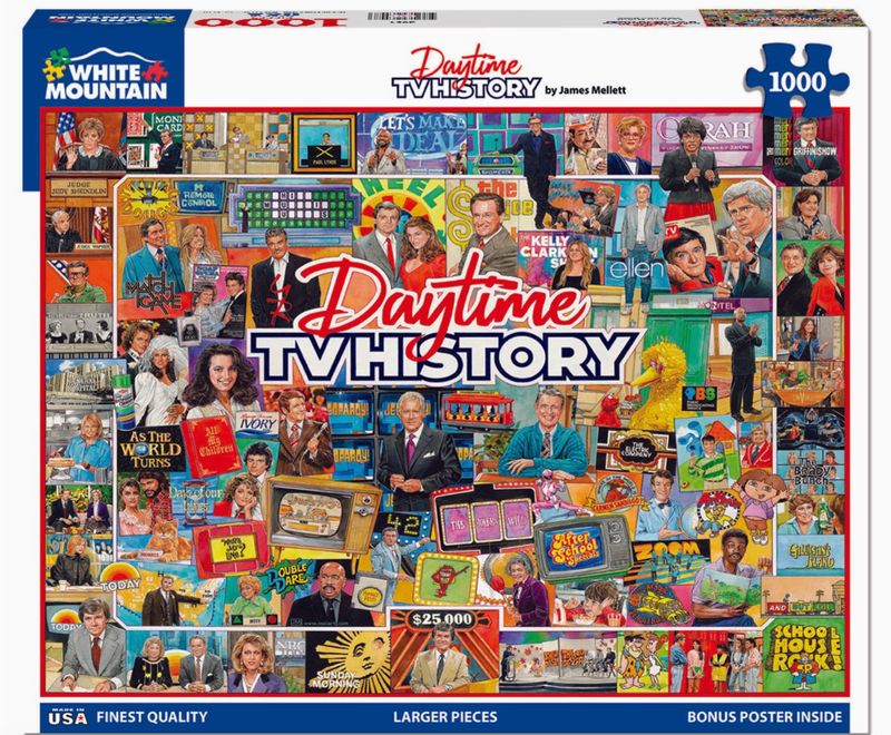 Daytime TV History 1000 Piece Puzzle