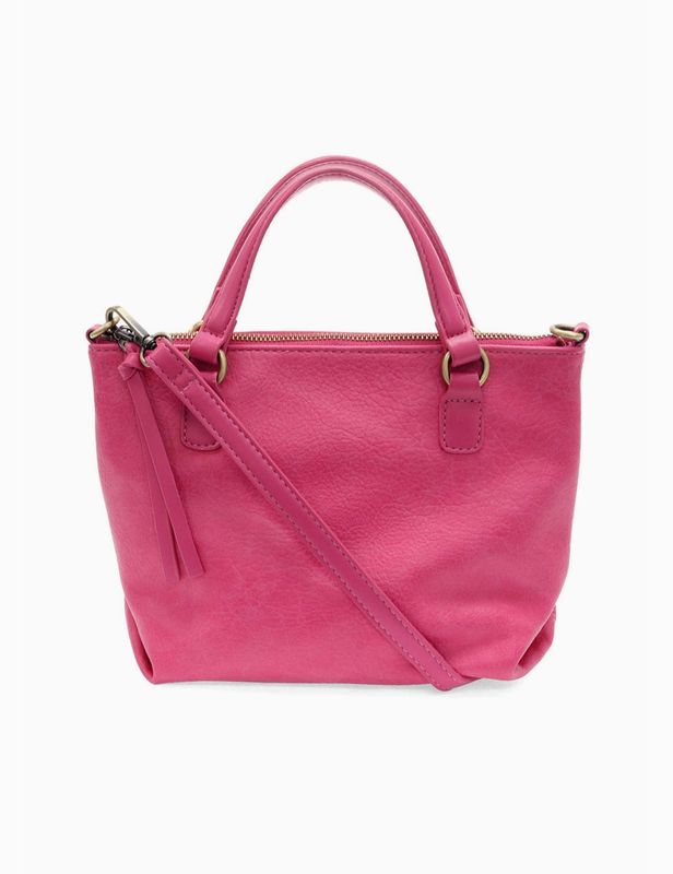 Tallulah Mini Tote Crossbody | Fuchsia