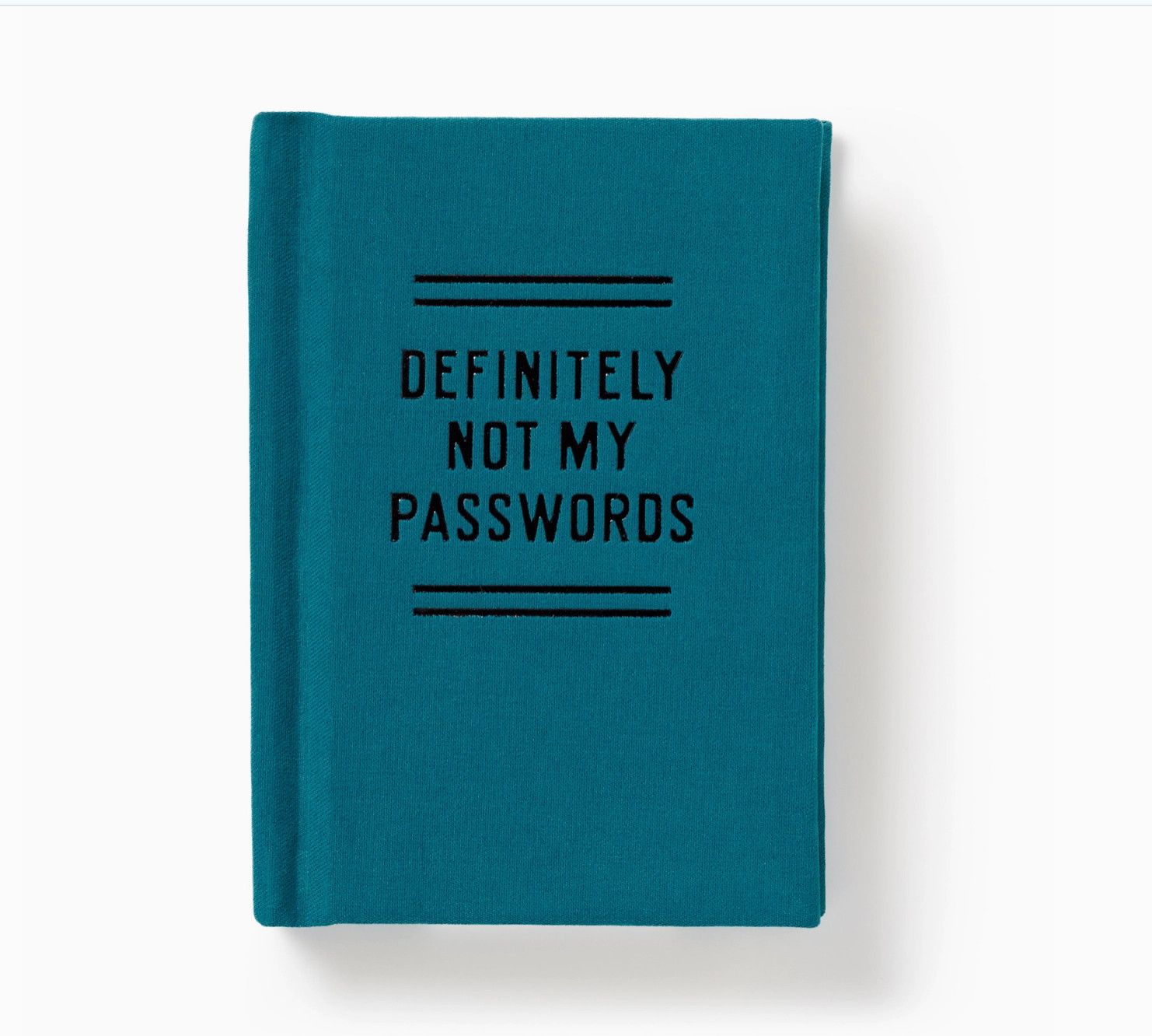 Definitely Not My Passwords Password Book