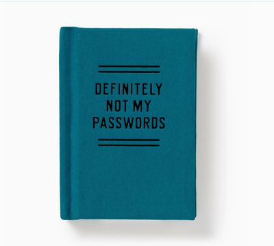 Definitely Not My Passwords Password Book