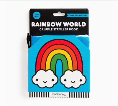 Rainbow World Crinkle Fabric Book
