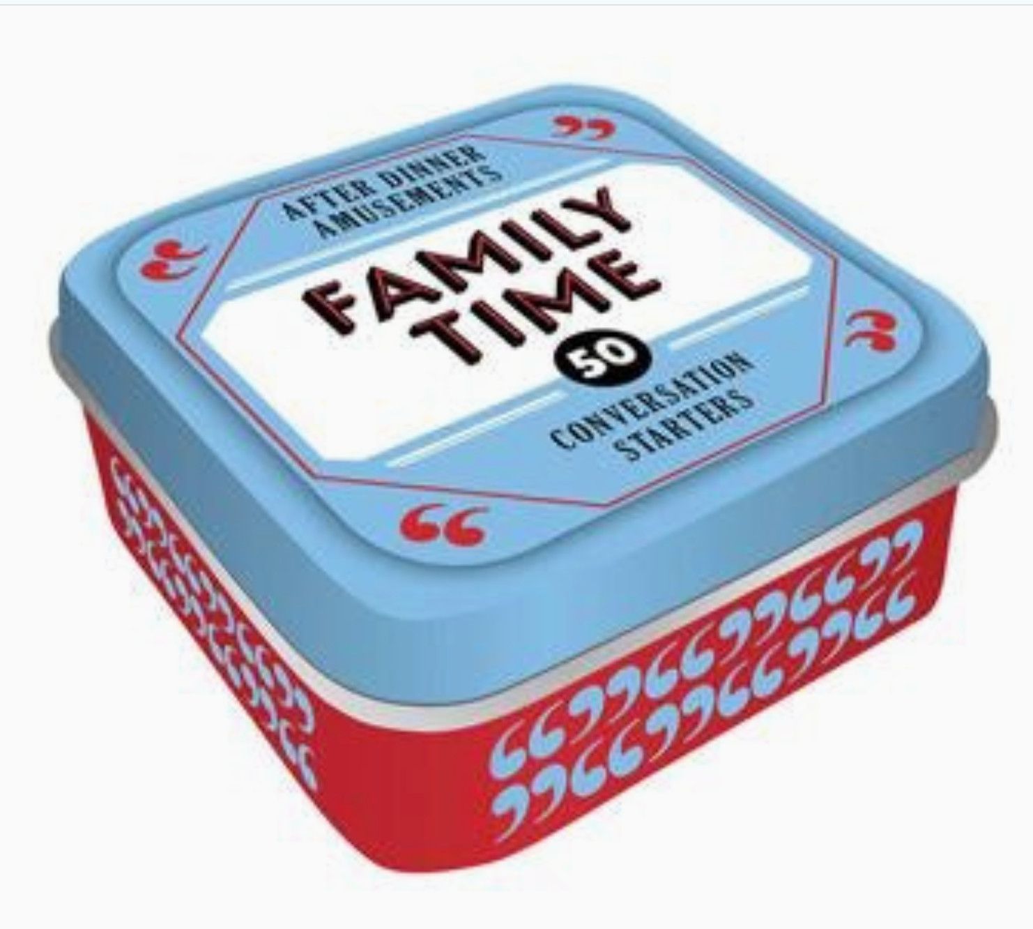 Mini Tin Games After Dinner Amusements, Color: Family Time