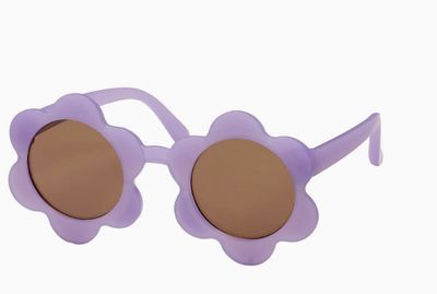 Kids Sunglasses Big Flower Frame | Purple