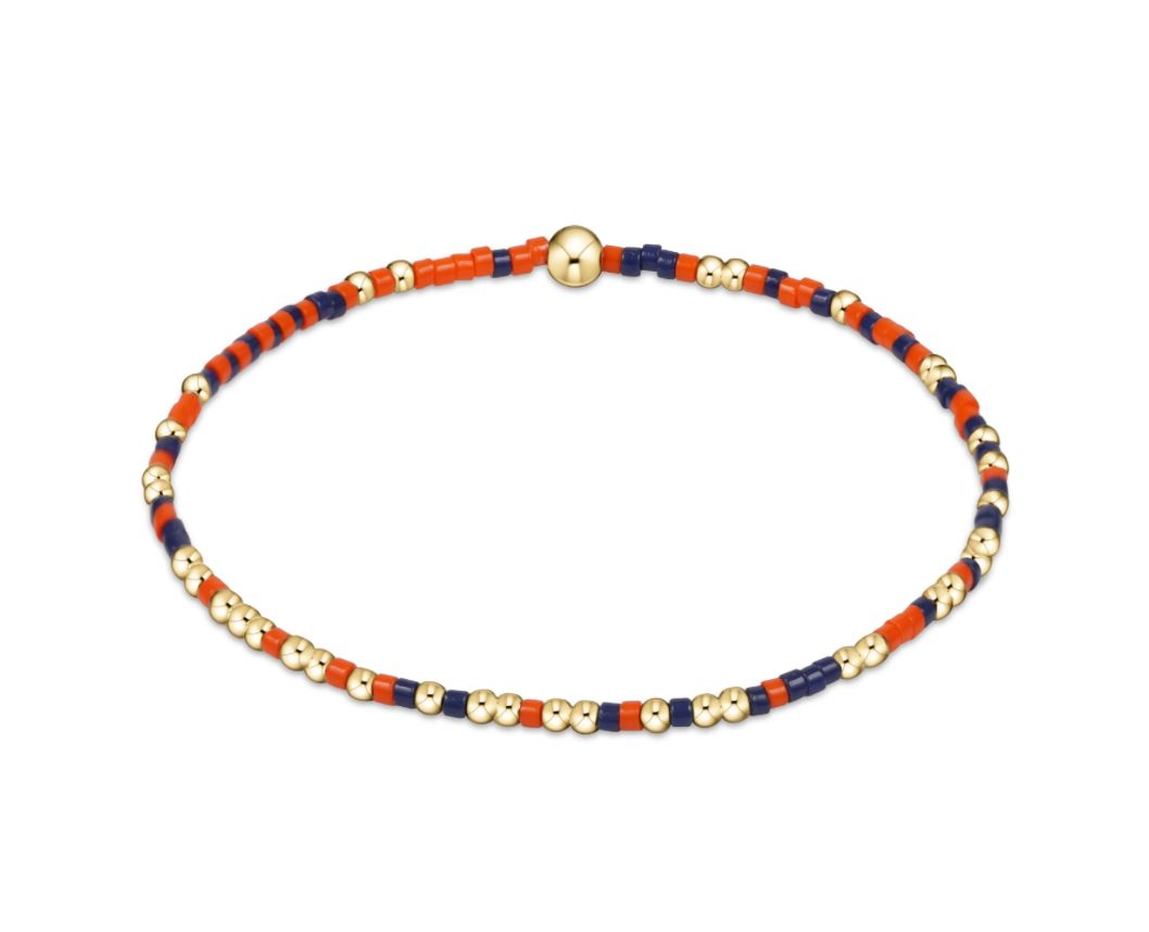 Enewton EGIRL Gameday Hope Unwritten Bracelet Bright Orange - Matte Navy
