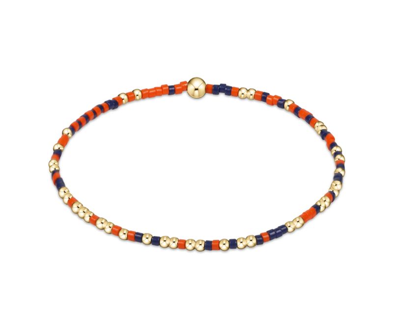 Enewton EGIRL Gameday Hope Unwritten Bracelet Bright Orange - Matte Navy