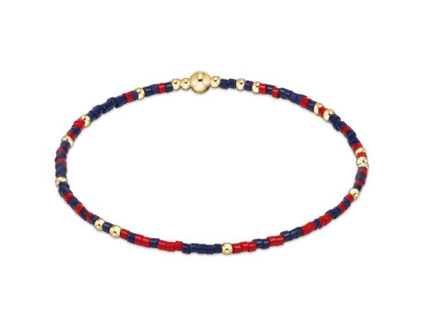 Enewton EGIRL Gameday Hope Unwritten Bracelet Matte Navy - Bright Red