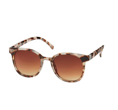 Blue Gem Sunglass Rose Round Collection | Tan