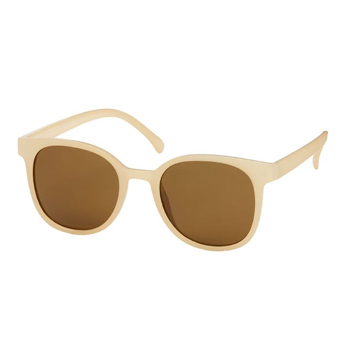 Blue Gem Sunglass Rose Round Collection | Tan