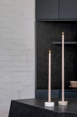 Marble Base Candleholder | Black