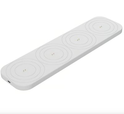 LED Rechargeable Base for Candles | White