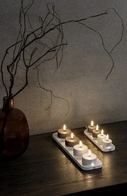 LED Rechargeable Base for Candles | White