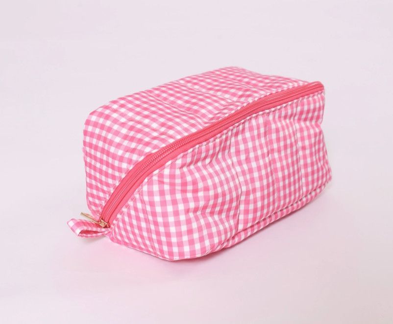 The Gingham Glam Bag | Hot Pink