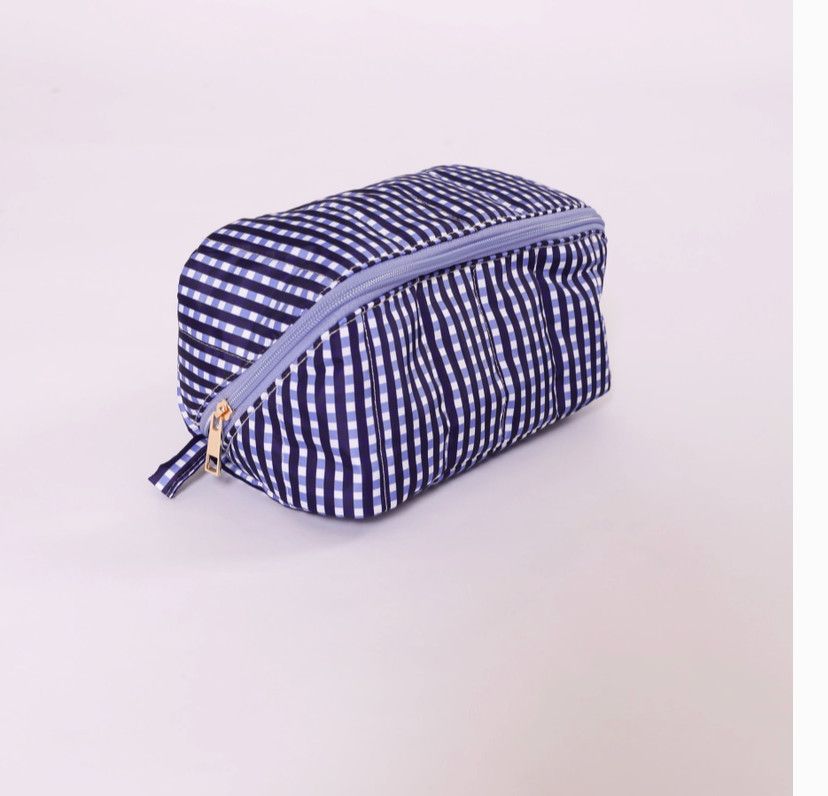 The Gingham Glam Bag | Navy