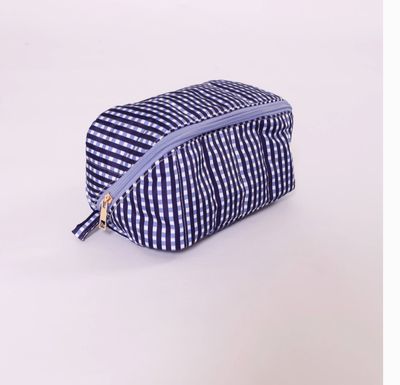 The Gingham Glam Bag | Navy