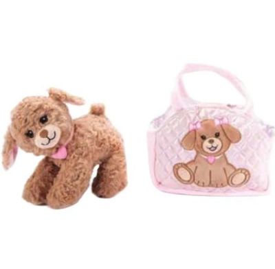 Animal Plush with Tote