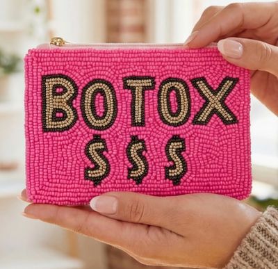 Botox Seed Beaded Coin Purse