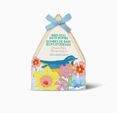 Best Mom Ever Flowers Bird Egg Bath Bomb