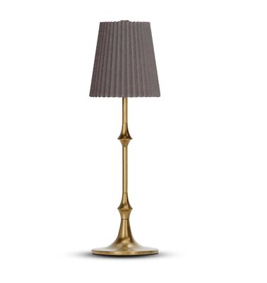 Taupe 16" Rechargeable Touch Control Lamp