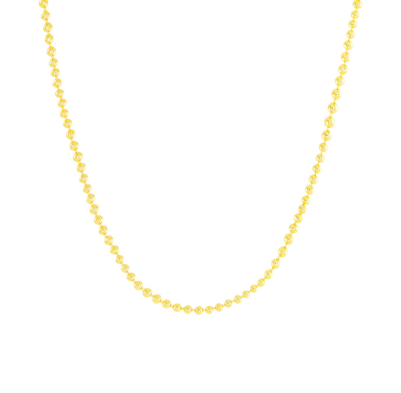 Amanda Blu® Add A Charm Gold Necklace, Color: Beaded Chain