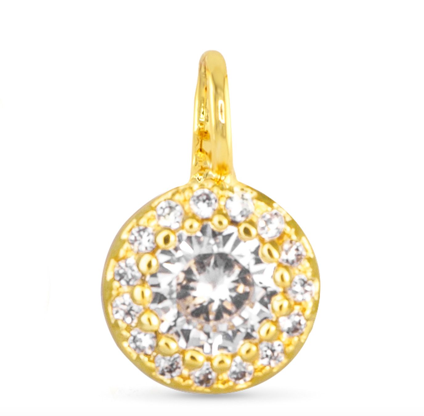 Amanda Blu® Gold Charm | Clear Halo
