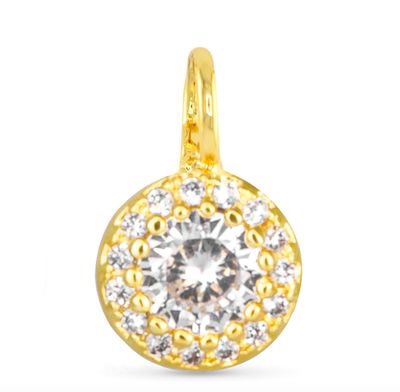 Amanda Blu® Gold Charm | Clear Halo