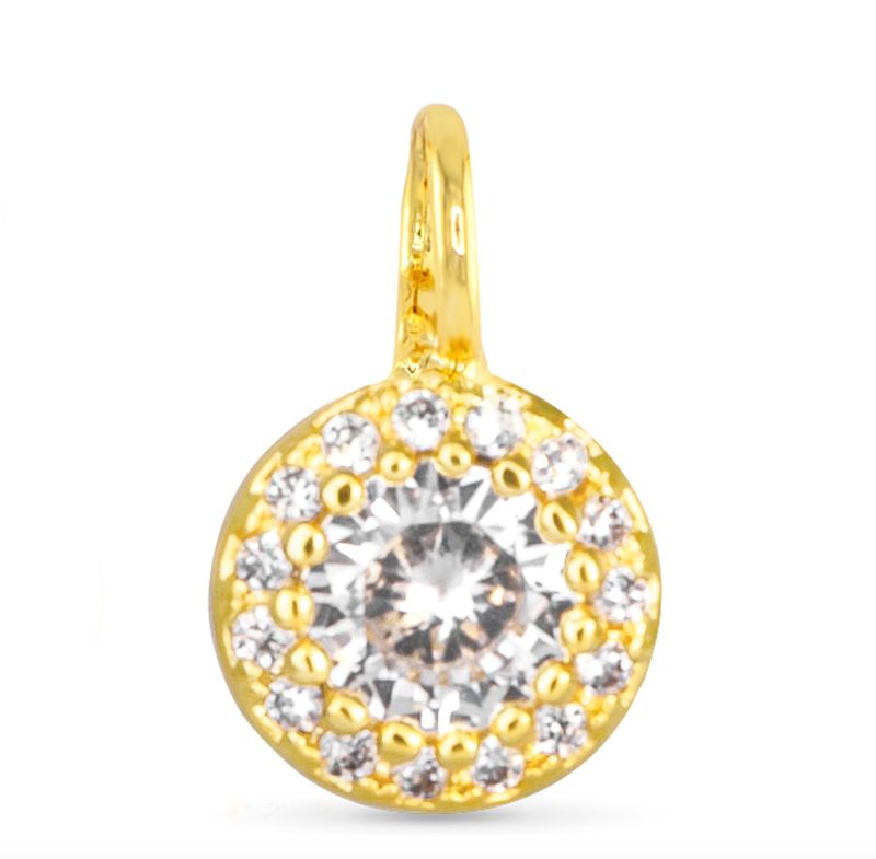 Amanda Blu® Gold Charm | Clear Halo