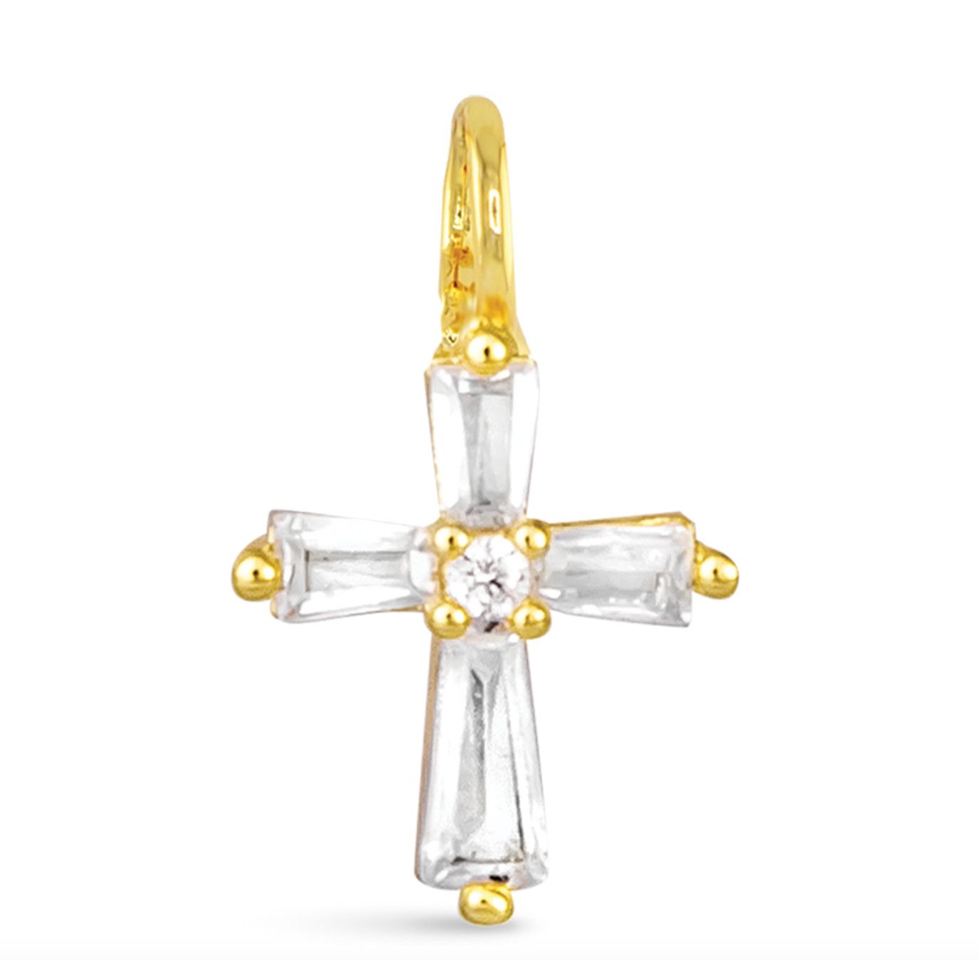Amanda Blu® Gold Charm | Tapered Cross