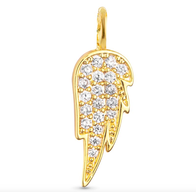 Amanda Blu® Gold Charm | Angel Wing