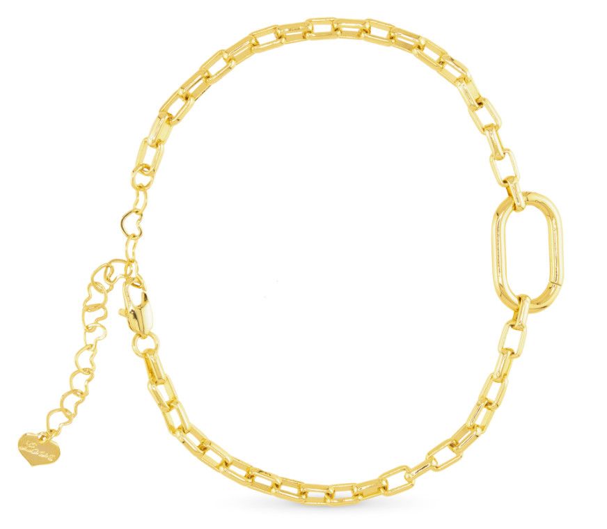 Amanda Blu® Gold Charm Bracelet, Color: Pippa