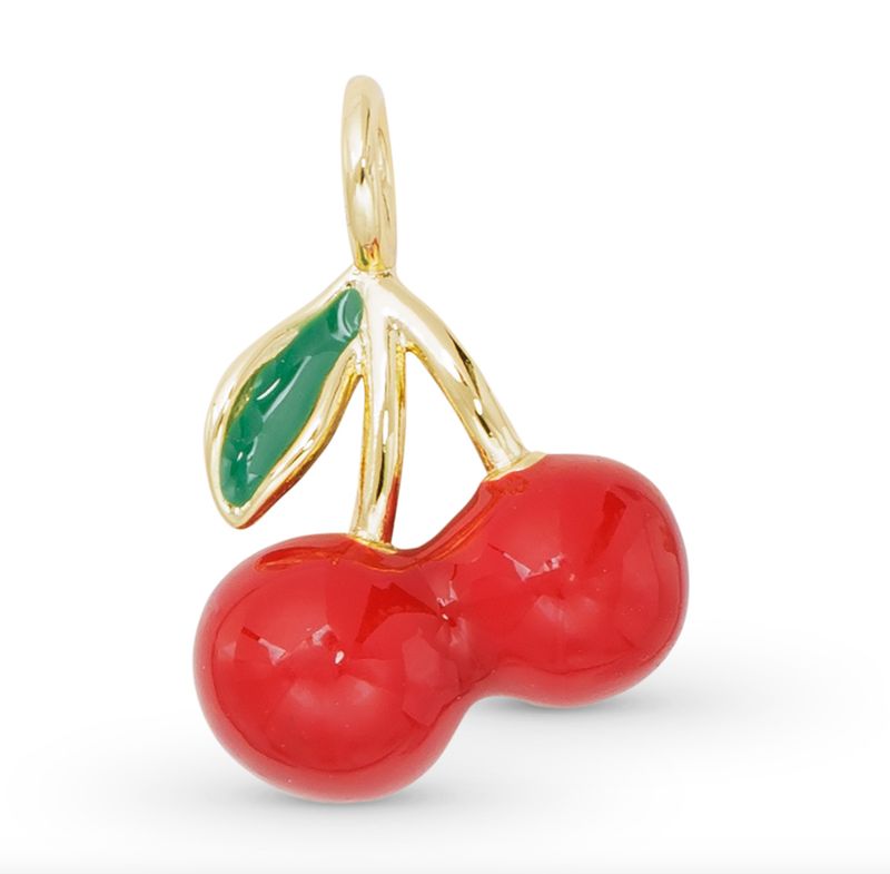 Amanda Blu® Gold Charm | Red Cherries