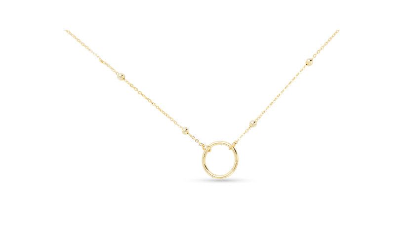 Amanda Blu® Gold Charm Clasp Necklace, Color: Bead Chain